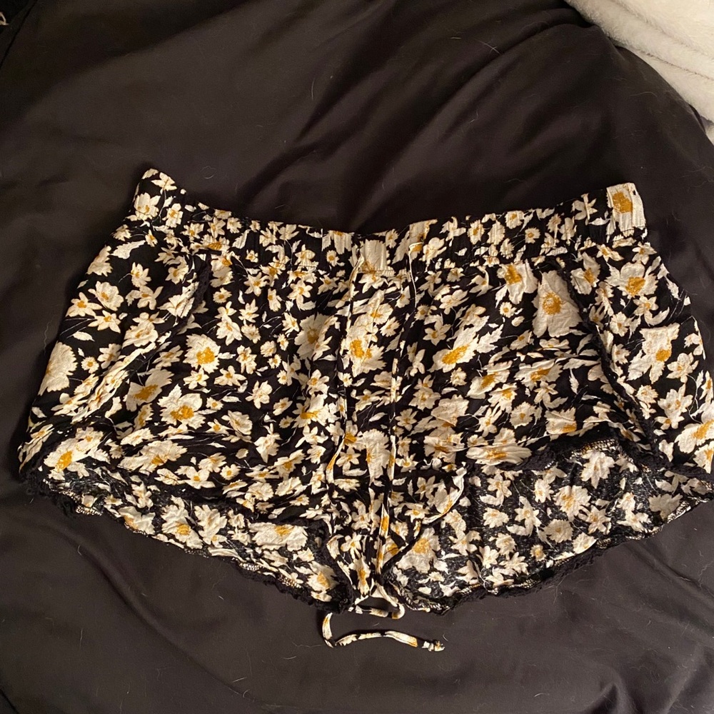 Floral Comfy Shorts Urban Outfitters